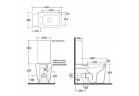 Унітаз-компакт Wc 650 x 350 x 420 mm Galassia MEG11 