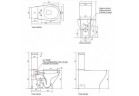 Унітаз-компакт wc 660 x 370 x 420 mm злив універсальний Galassia Eden