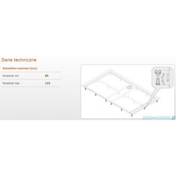 Стелаж do піддону Sanplast STS-080- sanitbuy.pl