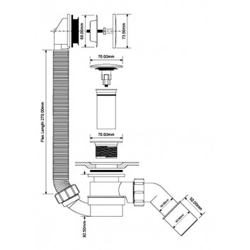 Сифон Riho McAlpine- sanitbuy.pl