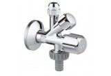 Клапан кутовий Grohe WAS, kombinowany, 1/2", хром