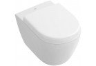 Раковина Villeroy&Boch Subway 2.0, навісна, 35,5x48 cm, bez rantu, злив горизонтальний, Weiss Alpin CeramicPlus